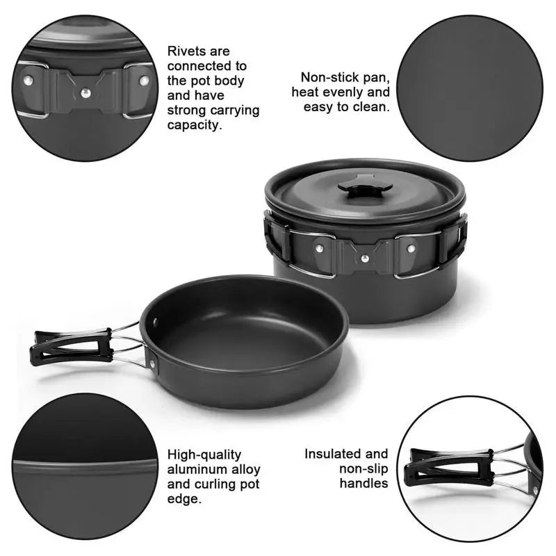 Camping Kochgeschirr Set