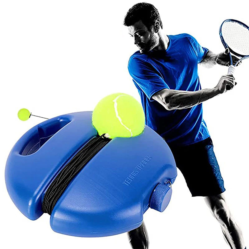Hochleistungs-Tennis-Trainingshilfe mit elastischem Seil – Selbstständiger Rückprall-Tennis-Trainer, Solo Tennis Trainer für sichtbare Resultate