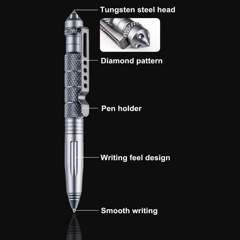 Militärischer taktischer Stift aus Aluminiumlegierung