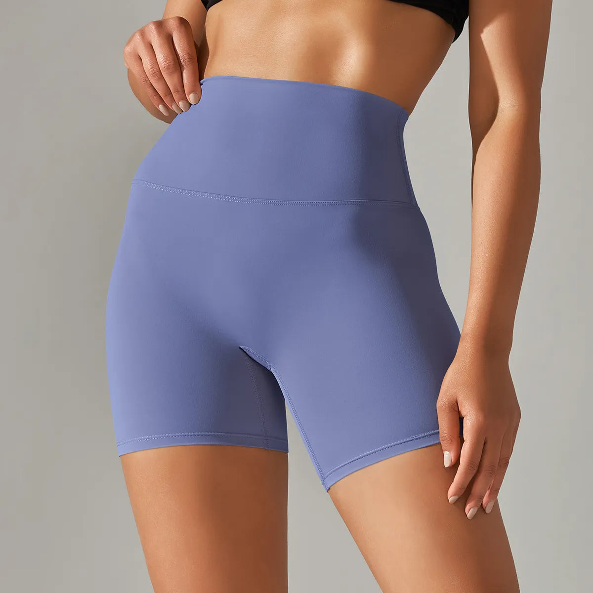 Hochwertige Sportshorts für Frauen – Squat-Proof, Hoher Bund, Atmungsaktiv, Schnell Trocknend, Perfekt für Yoga, Fitness und Radfahren