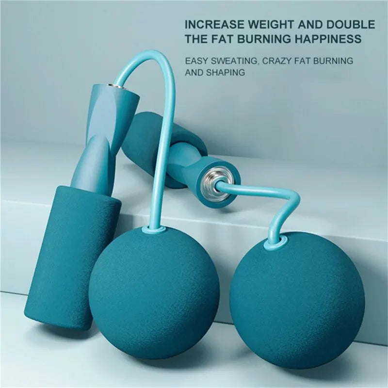 Seilloses Springseil mit Schweren Kugeln – Sport- und Fitness-Training, Bodybuilding, Schnelles Springen, Heim- und Gym-Ausrüstung für effektives Training