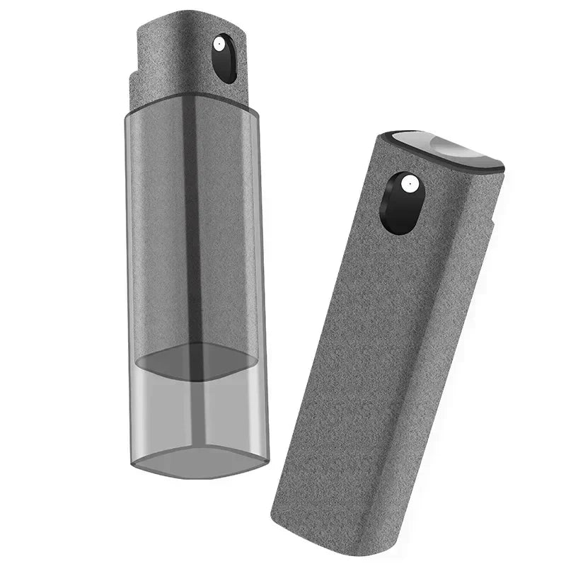 Mikrofaser Bildschirmreiniger Spray-Flasche – Ideal für Handys, Tablets, Laptops und Displays, Zum Pressen und Sprühen, Leerflasche zur eigenen Befüllung