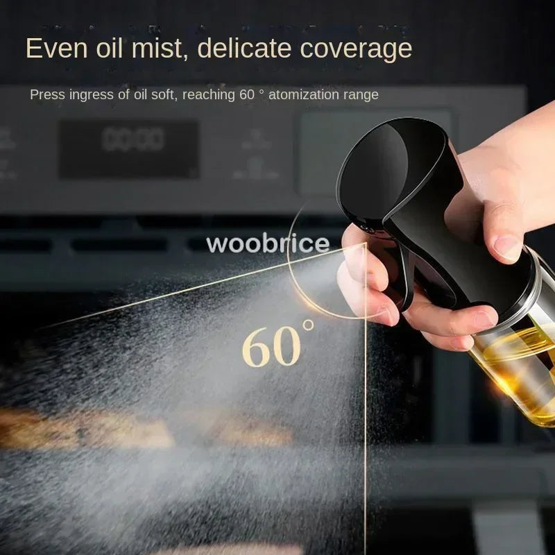 200/300ml Premium Ölsprühflasche – BBQ-Kochspray, Olivenöl-Sprüher, Küchenback-Spray, Leere Flasche für Essig und Öl, Vielseitiger Dispenser