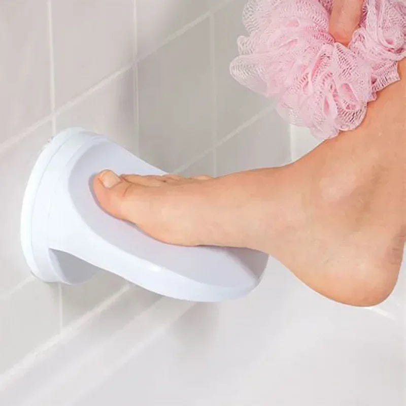 Sicherer Dusch-Fußpedalhalter – Anti-Rutsch-Fußstütze mit Saugnapf für das Badezimmer – Perfekte Unterstützung beim Rasieren und Füßewaschen