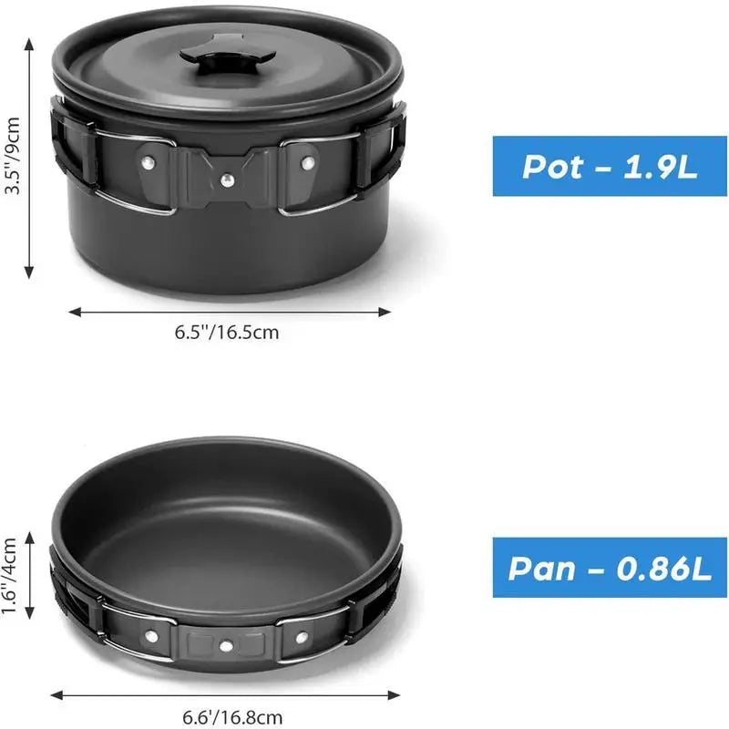 Camping Kochgeschirr Set