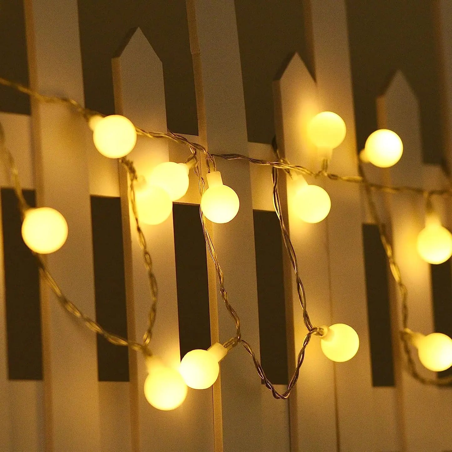 10 m LED-Globus-Lichterkette – USB/Batterie, Mini Fairy Lights, Für Innen- & Außenbereich wie Garten, Zelt & Party