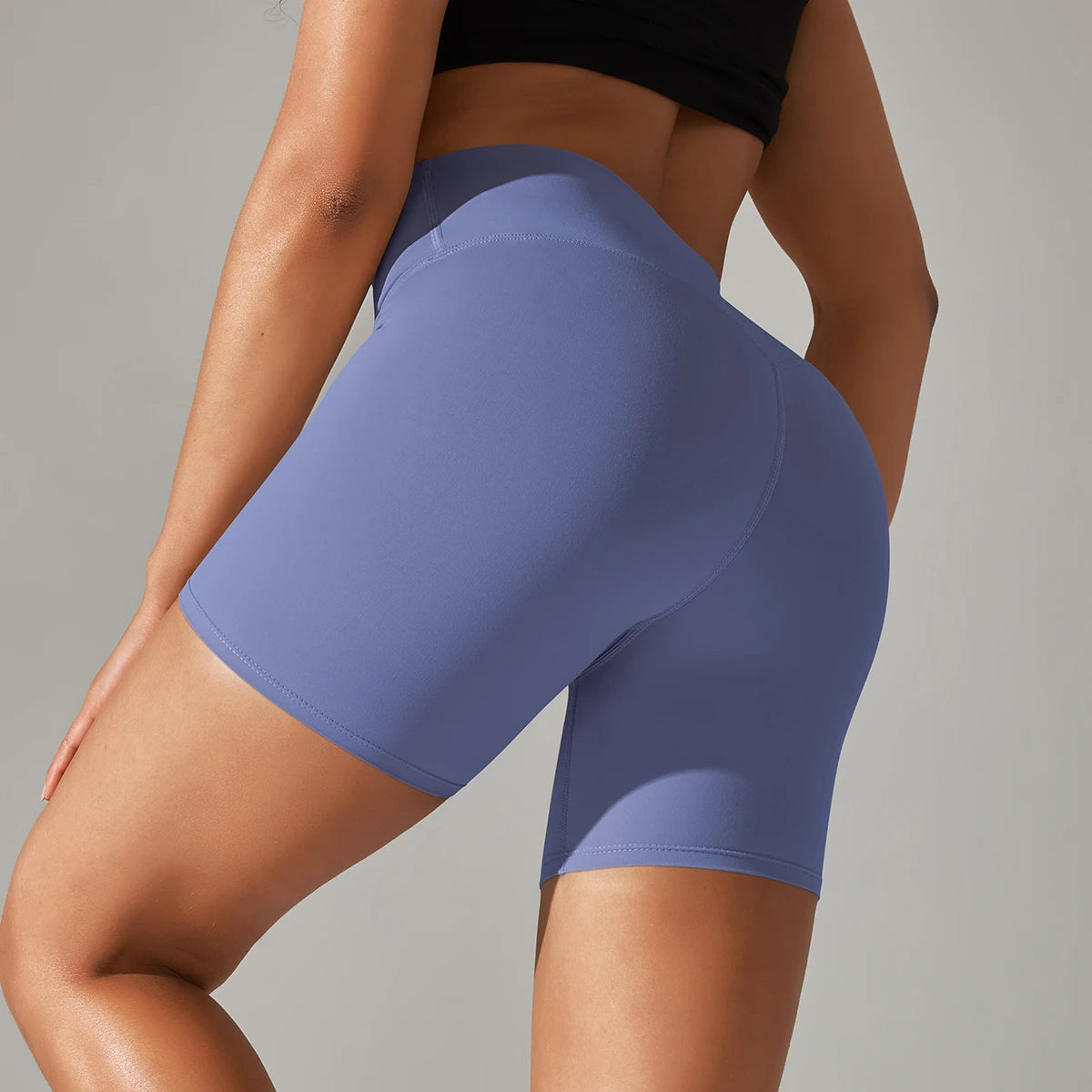 Hochwertige Sportshorts für Frauen – Squat-Proof, Hoher Bund, Atmungsaktiv, Schnell Trocknend, Perfekt für Yoga, Fitness und Radfahren