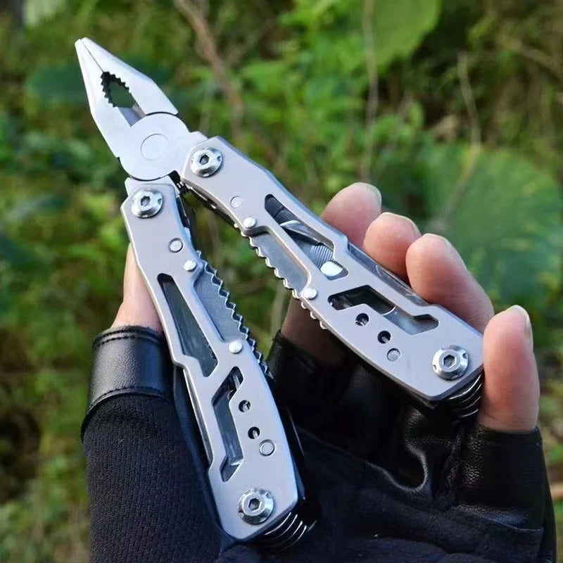 Outdoor Multitool Edelstahl EDC Faltwerkzeug Überlebensmesser Zange