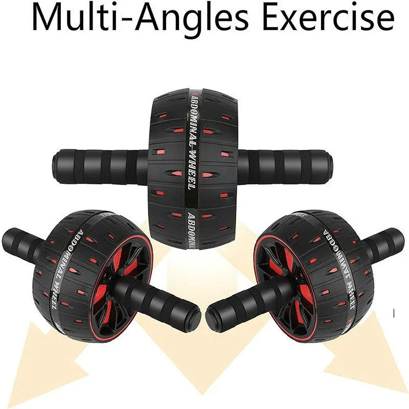 Großer Ab Roller für Bauchmuskeltraining – Ab Wheel für effektive Core-Workouts und Muskelaufbau zu Hause oder im Fitnessstudio