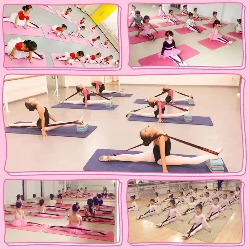 Hochelastisches Yoga-Stretchband mit mehreren Segmenten – Ideal zur Unterstützung von Dehnübungen und zur Verbesserung der Flexibilität
