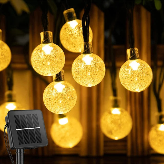 Solarlichterkette Außen – 200 LEDs, IP65 Wetterfest, für Garten & Terrasse