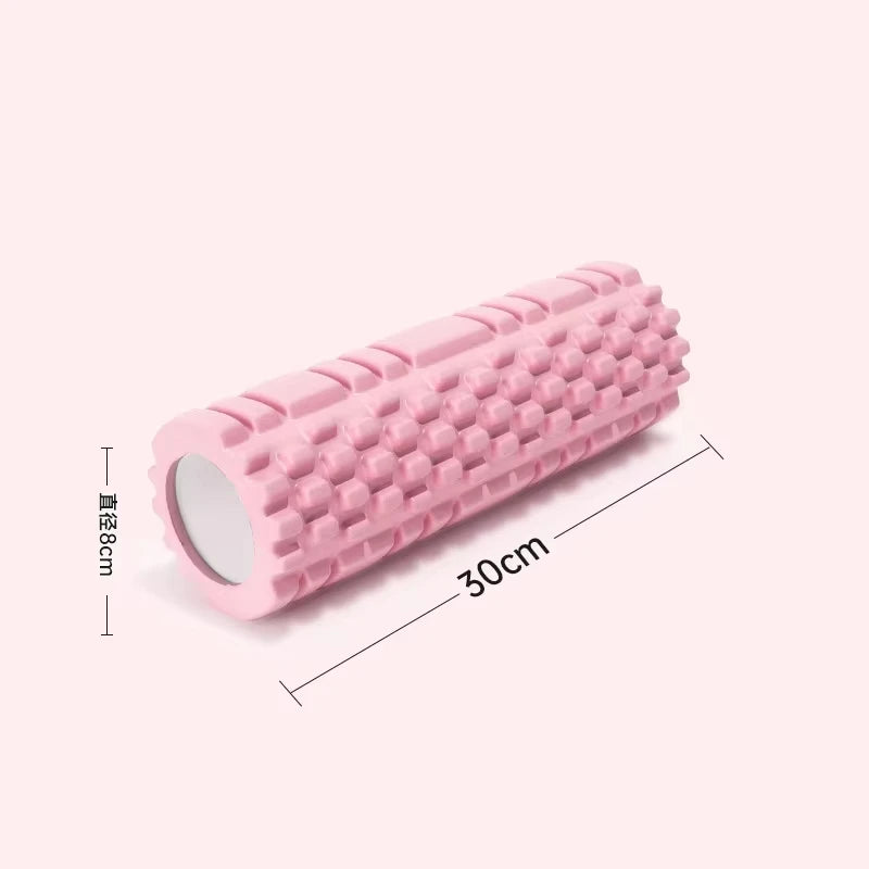 Yoga und Fitness Foam Roller – 30 cm Pilates Roller für Rückenmassage und Muskelentspannung, Perfekt für Dehnung und Flexibilitätstraining
