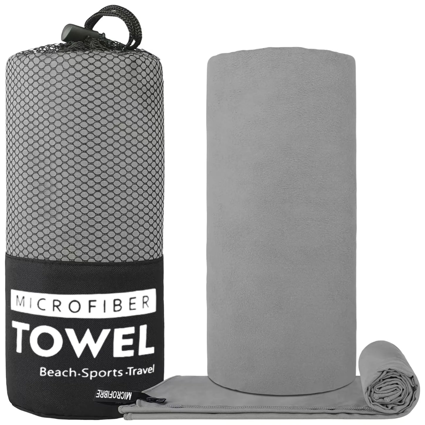 Ultraleichtes & schnelltrocknendes Mikrofaser-Sporthandtuch – Perfekt für Gym, Yoga, Schwimmen & Outdoor