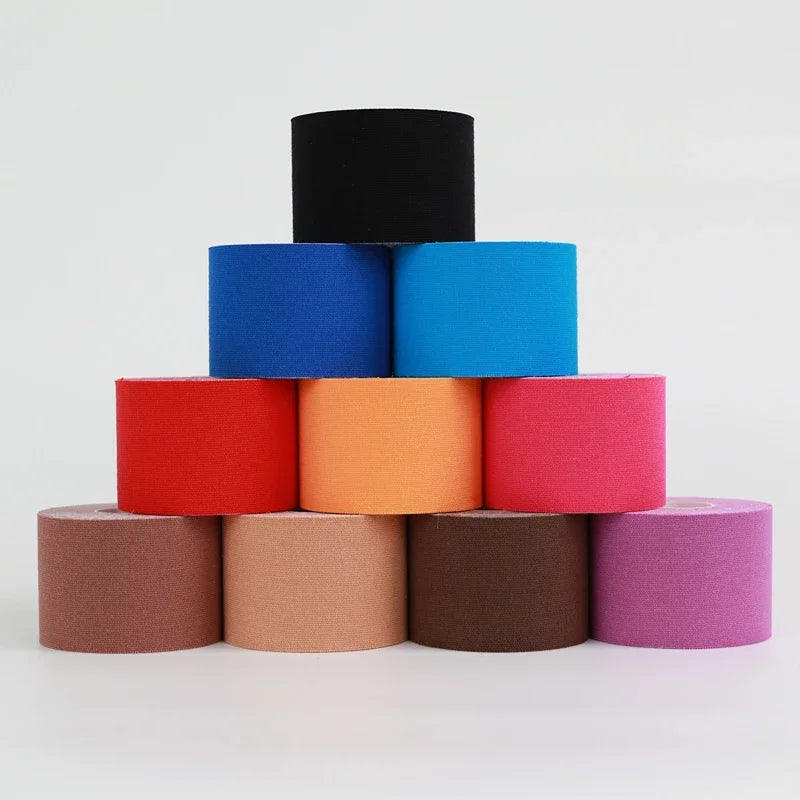 Hochwertiges Kinesiologie-Tape 5-10 cm – Athletisches, elastisches Klebeband für Muskel- und Gelenkunterstützung, ideal für Knie, Schultern und Rücken, verbessert Beweglichkeit und fördert Regeneration bei Sport und Training