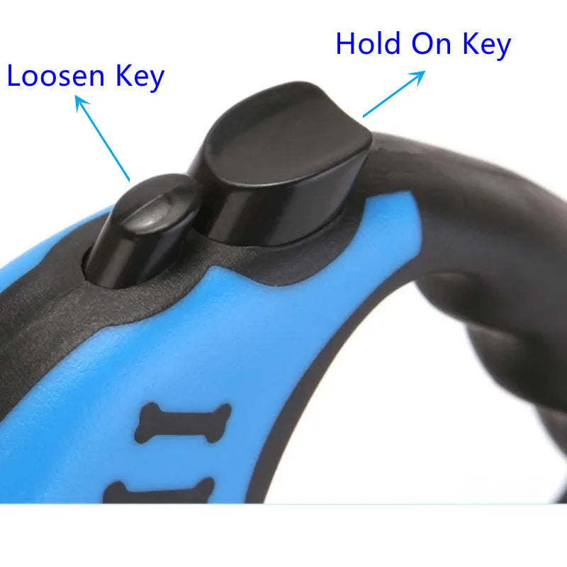 Retractable Dog Leash 3M/5M – Flexibles, automatisches Hundegeschirr für kleine, mittlere und große Hunde, perfekt für unterwegs