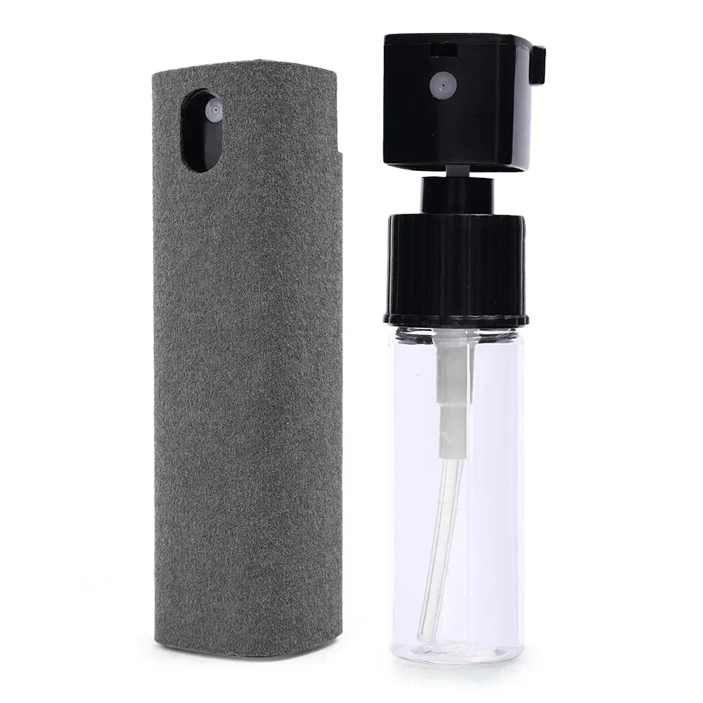 2-in-1 Bildschirmreinigungsset für Handy und PC – Mikrofaser-Tuch für die Reinigung von Macbook, iPhone, Samsung, Xiaomi und Tablets, Tragbares und effizientes Reinigungszubehör