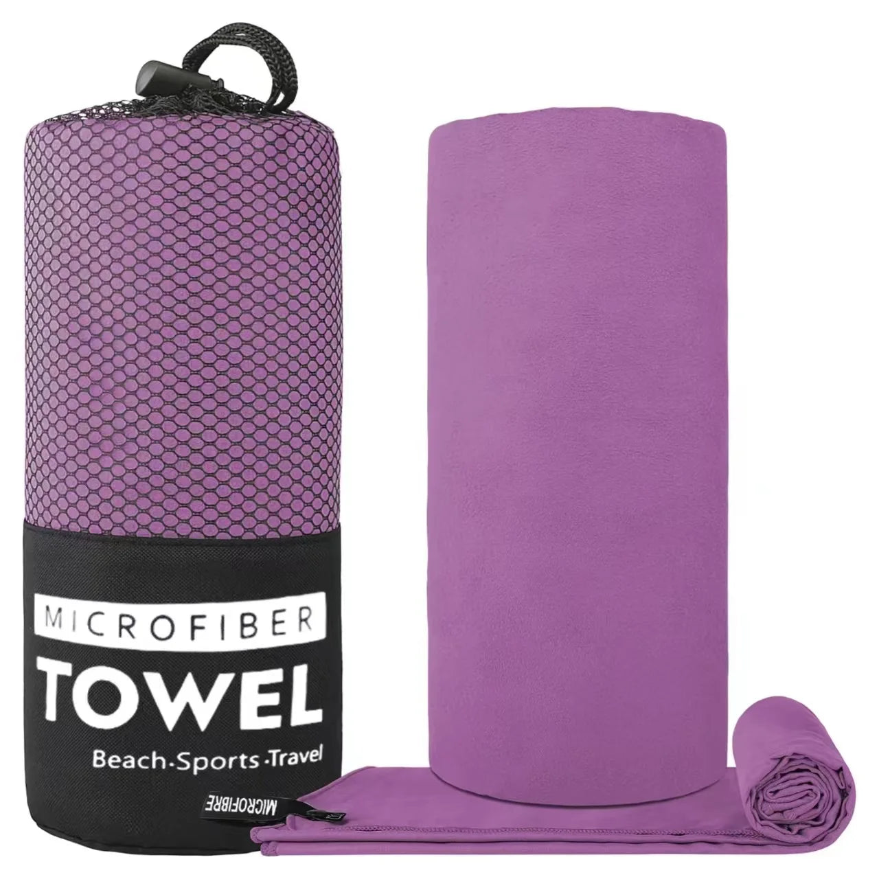 Ultraleichtes & schnelltrocknendes Mikrofaser-Sporthandtuch – Perfekt für Gym, Yoga, Schwimmen & Outdoor