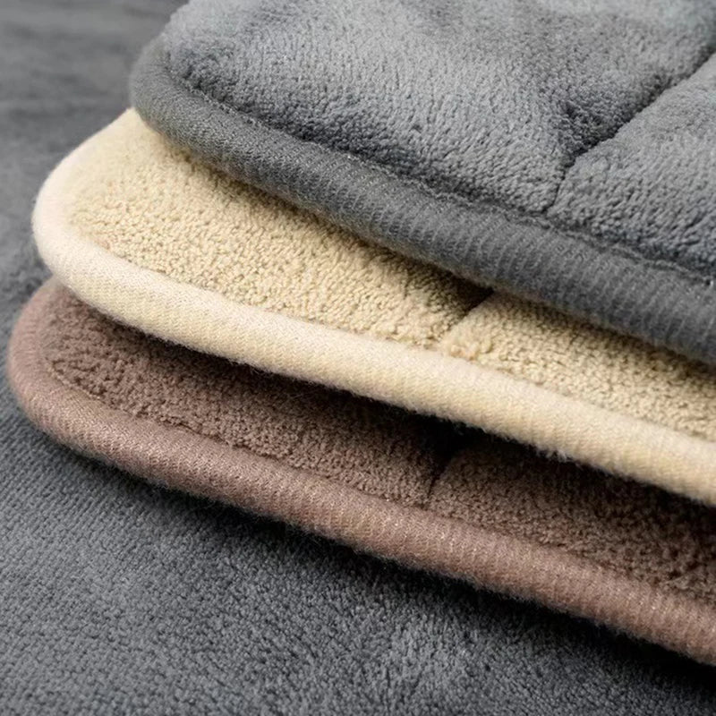 Super Absorbierende Badematte - Weicher Memory Foam Badezimmerteppich für Dusche und Toilette, Angenehme und rutschfeste Badematte