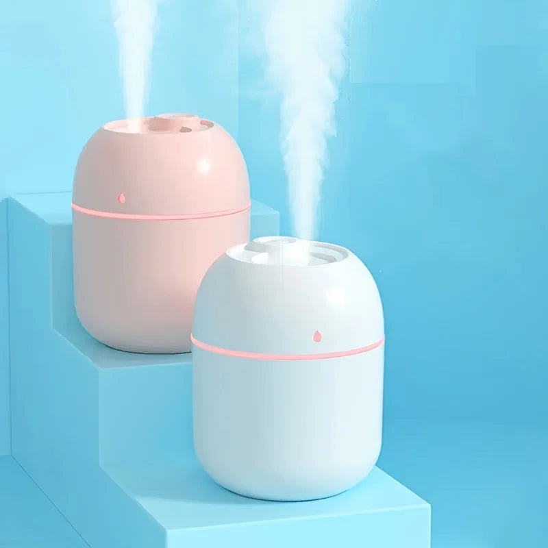 220ml Mini Sprühnebel Luftbefeuchter - Tragbarer Aroma-Diffusor für ätherische Öle, USB-Anschluss, ideal für Auto und Zuhause