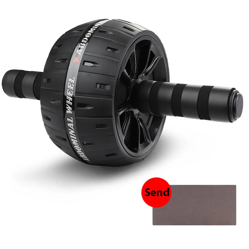 Großer Ab Roller für Bauchmuskeltraining – Ab Wheel für effektive Core-Workouts und Muskelaufbau zu Hause oder im Fitnessstudio