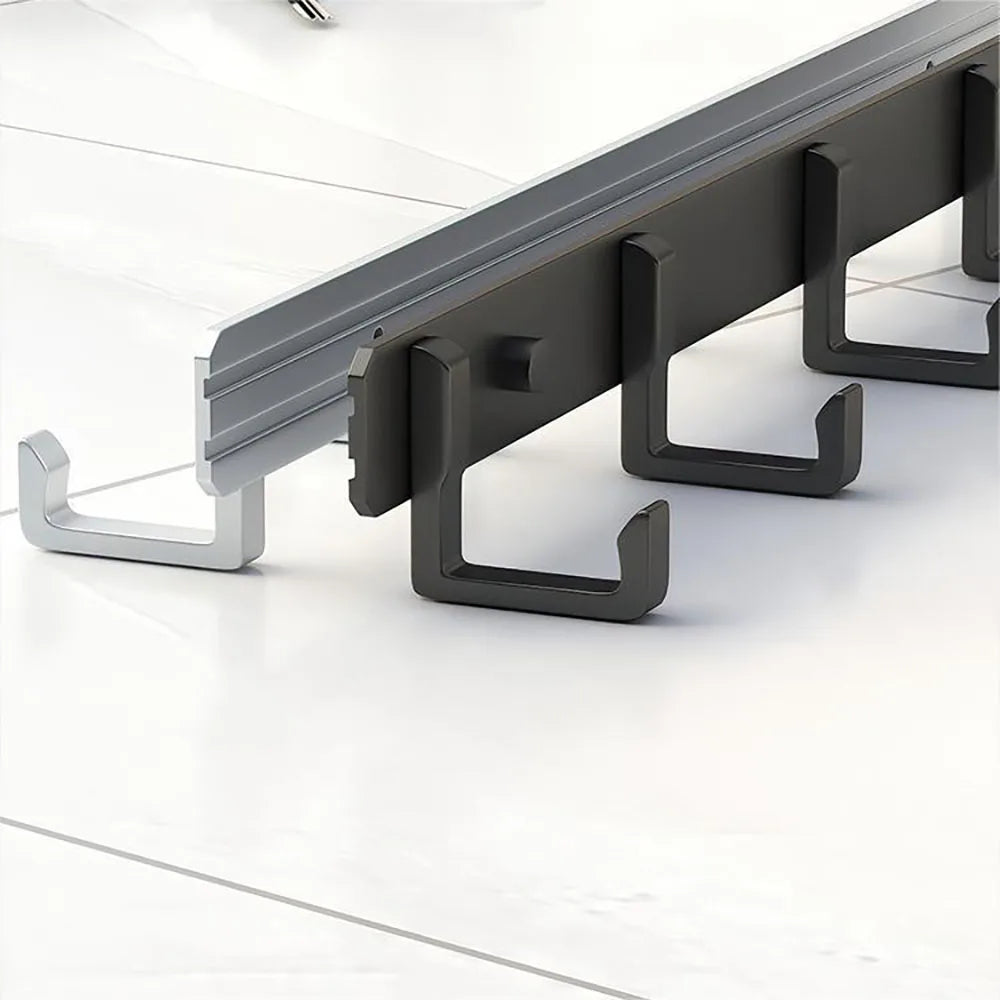 Starker selbstklebender Wandhaken – Perforationsfreier Handtuch- und Kleiderhaken für Badezimmer und Küche, Wandmontierter, hochbelastbarer Klebehaken für Handtücher, Kleidung und Zubehör