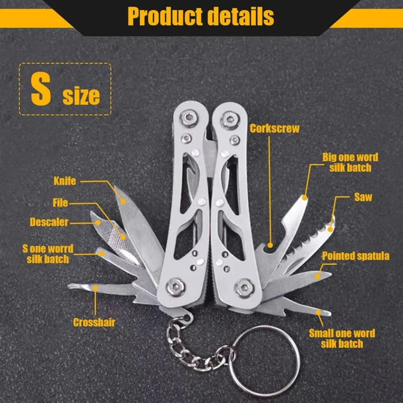 14-in-1 Multifunktionswerkzeug Taschenmesser – Outdoor, Camping