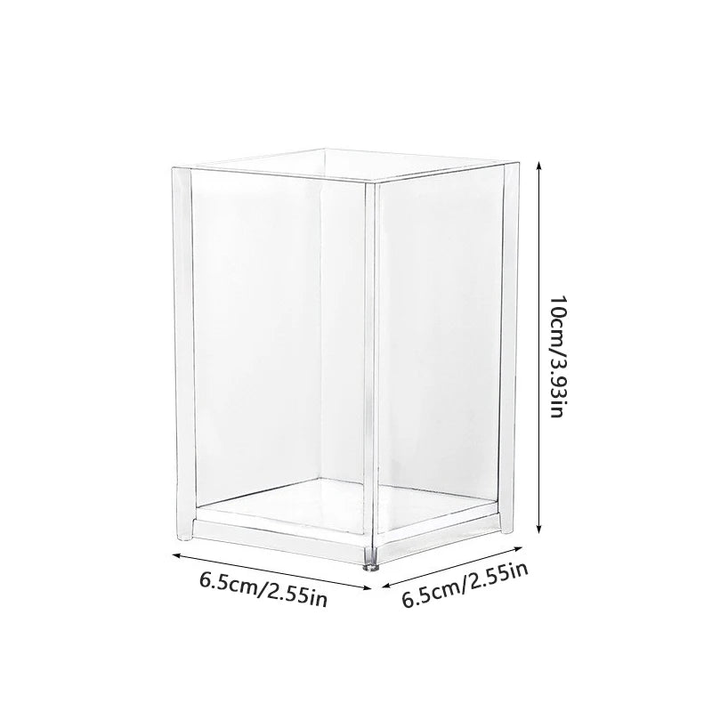 Make-up-Pinsel-Organizer – Robuster Acryl-Kosmetikaufbewahrungsbehälter für Pinsel und Schönheitsartikel – Schreibtisch-Organizer für Kosmetik