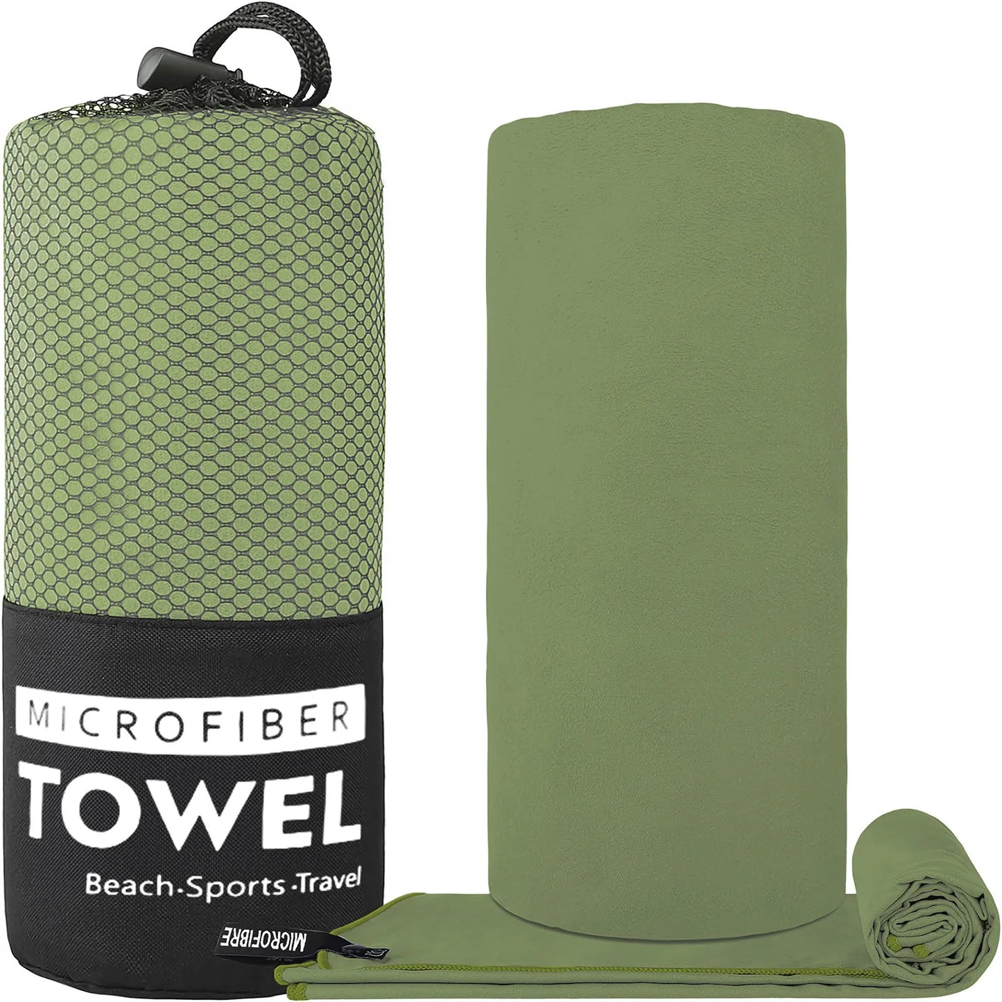 Ultraleichtes & schnelltrocknendes Mikrofaser-Sporthandtuch – Perfekt für Gym, Yoga, Schwimmen & Outdoor