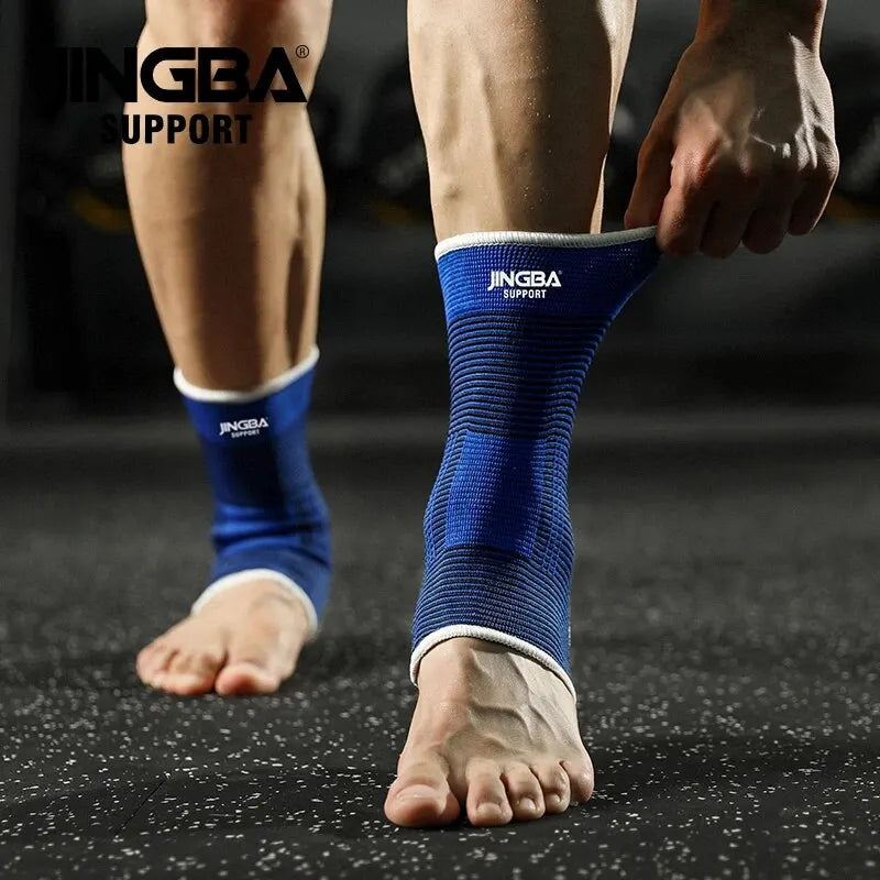 1 Paar Elastische, Atmungsaktive Knöchelstützen in Einheitsgröße für Running, Basketball und Radfahren – Optimale Unterstützung und Flexibilität