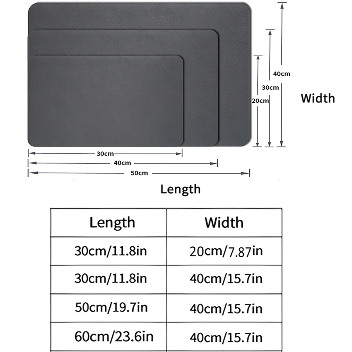 Rutschfeste Super-Absorbierende Matte - Schnelltrocknende Küchen- und Bad-Abtropfmatte, Hochwertige wasserfeste Matte