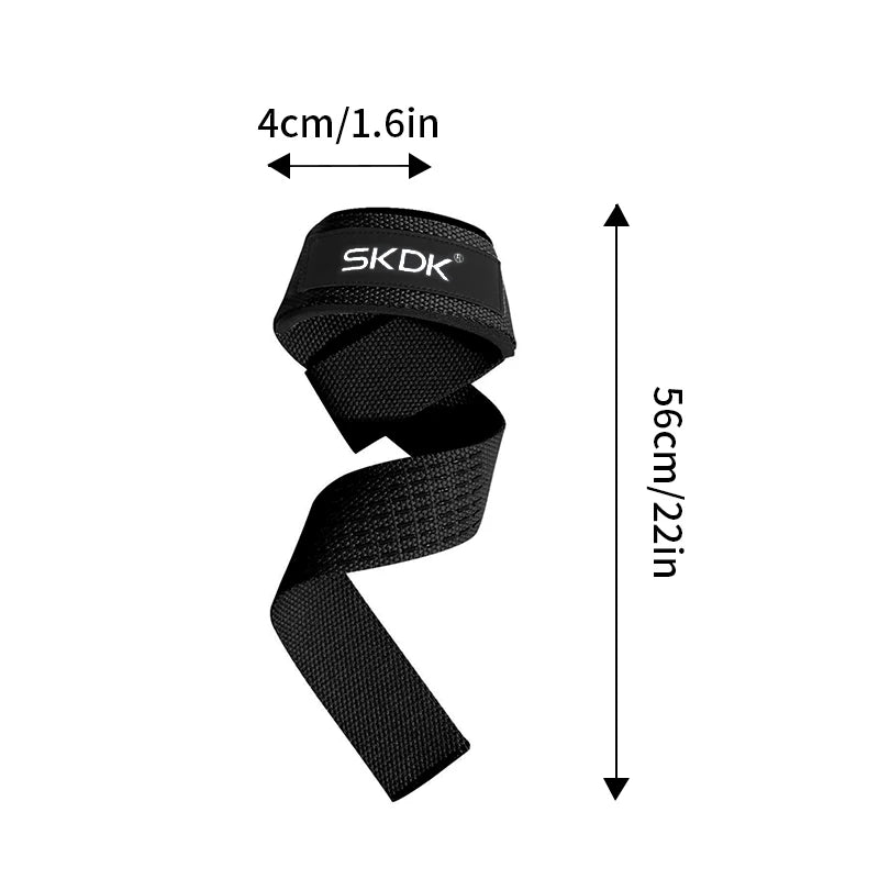 Gewichtheber Zughilfen mit Silikon Grip – Rutschfeste Lifting Straps für mehr Griffkraft beim Training, Deadlifts & Fitness