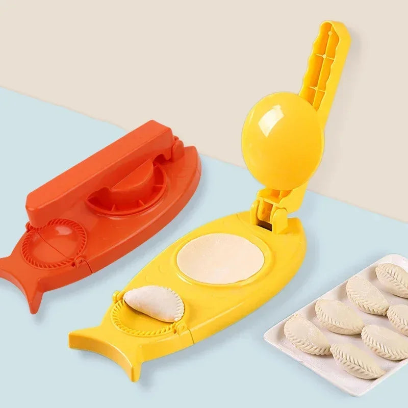 2-in-1 DIY Dumplings Maker Mold Machine - Perfekt für die einfache Herstellung von Teigtaschen zu Hause