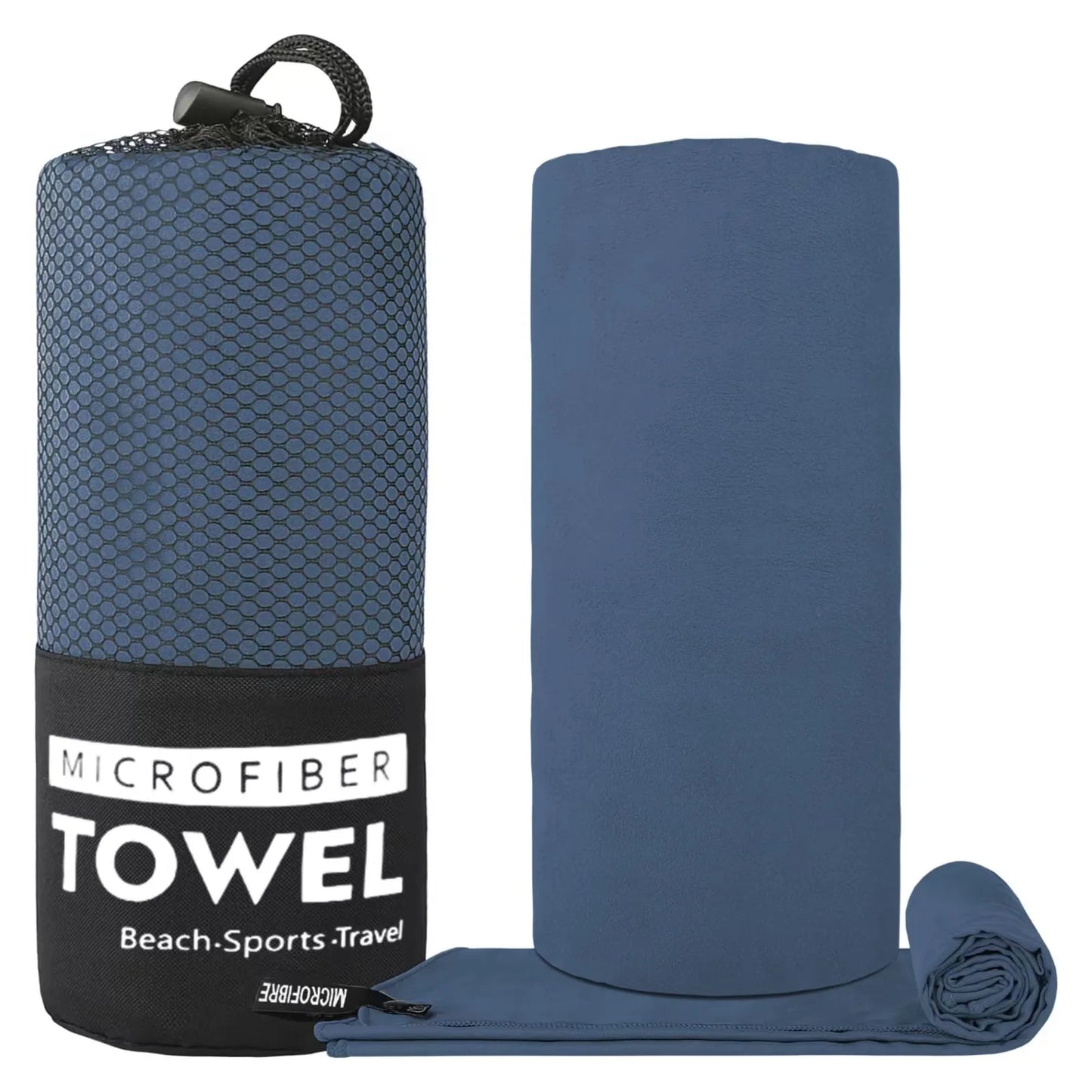 Ultraleichtes & schnelltrocknendes Mikrofaser-Sporthandtuch – Perfekt für Gym, Yoga, Schwimmen & Outdoor