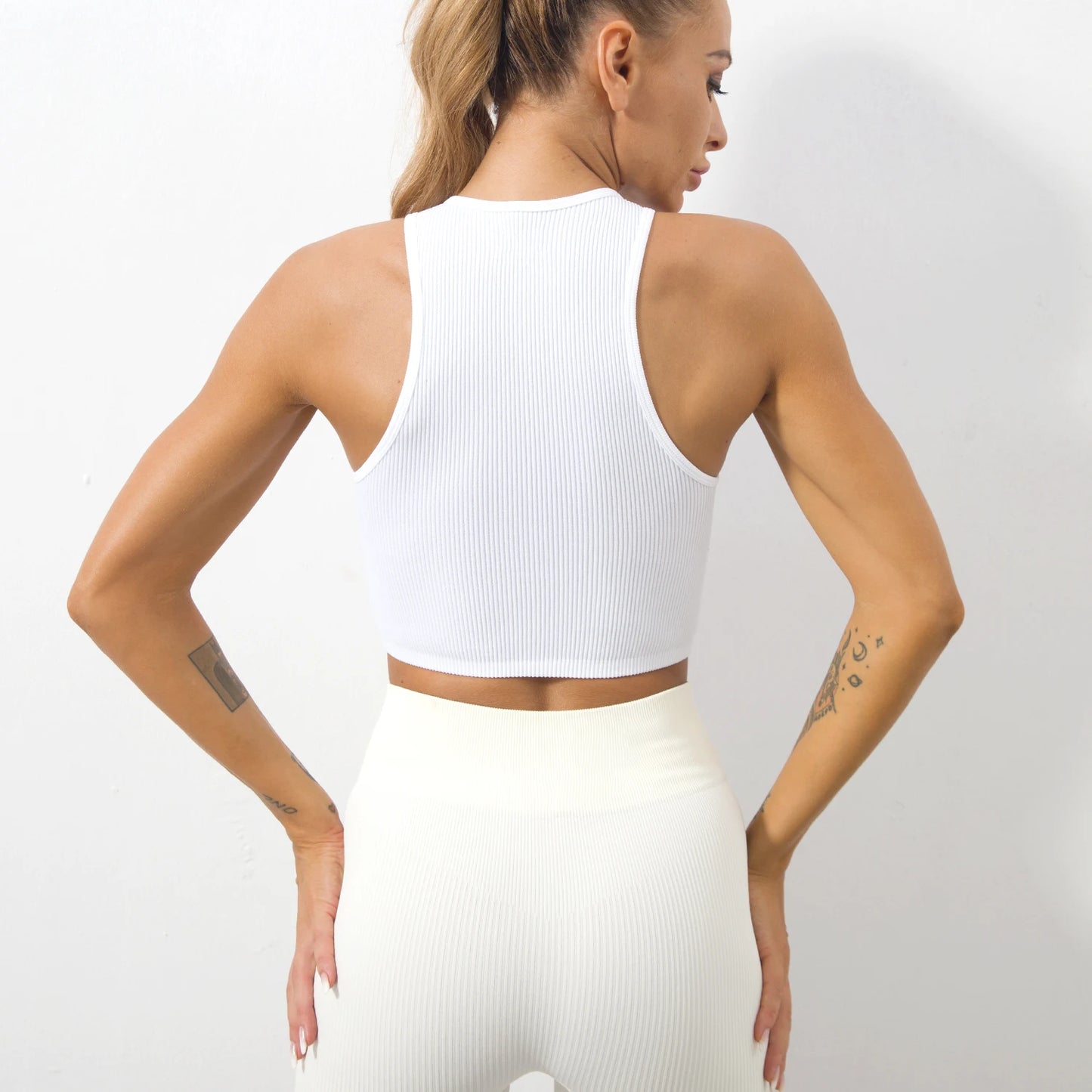 Sommerliches Nahtloses Push-Up Sport-Top – Sexy Y2K Tanktop im Corsage-Stil für Damen