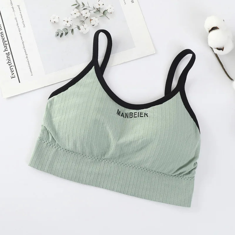 Neu: Komfortabler Sport-BH für Frauen – Sexy Baumwoll-Crop-Top für Gym und Alltag. Weich, unterstützend und ideal für jede Gelegenheit.