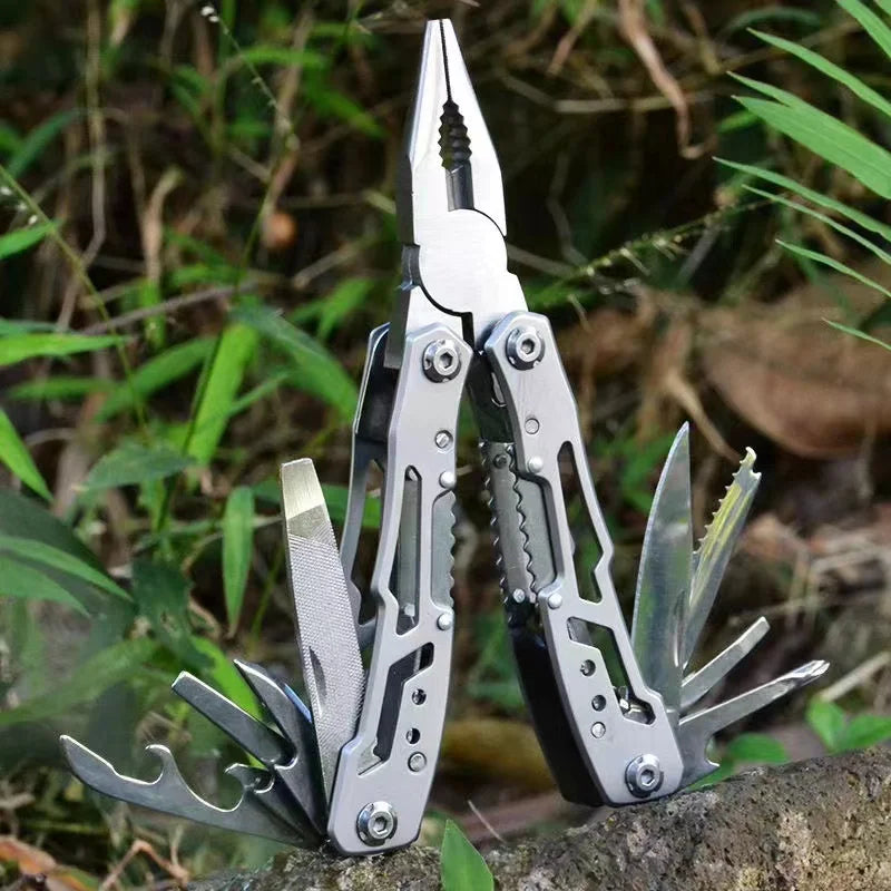 Outdoor Multitool Edelstahl EDC Faltwerkzeug Überlebensmesser Zange