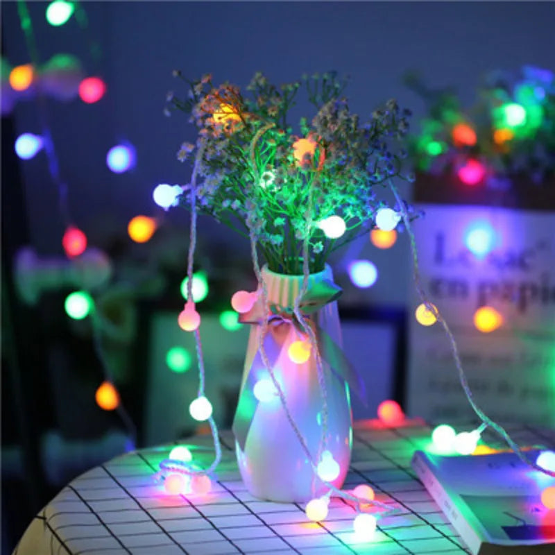 10 m LED-Globus-Lichterkette – USB/Batterie, Mini Fairy Lights, Für Innen- & Außenbereich wie Garten, Zelt & Party
