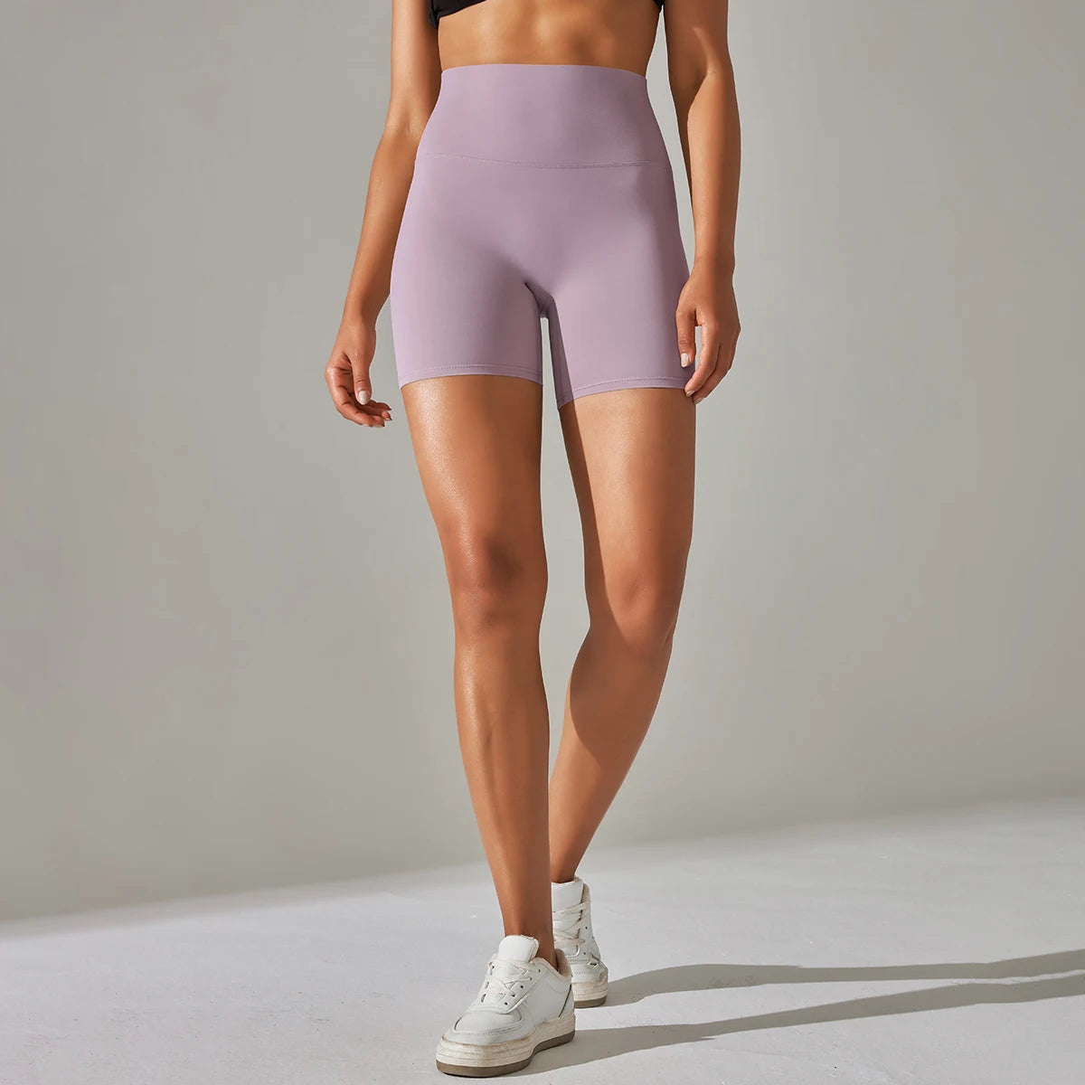 Hochwertige Sportshorts für Frauen – Squat-Proof, Hoher Bund, Atmungsaktiv, Schnell Trocknend, Perfekt für Yoga, Fitness und Radfahren