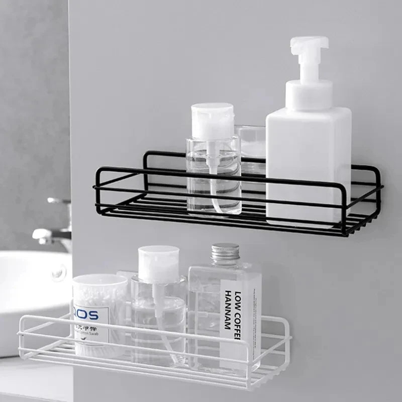Eckregal für das Badezimmer - Platzsparendes Wandregal ohne Bohren, Multifunktionales Duschregal für Shampoo, Seife und Bad-Accessoires, Ideal für eine gut organisierte und saubere Dusche