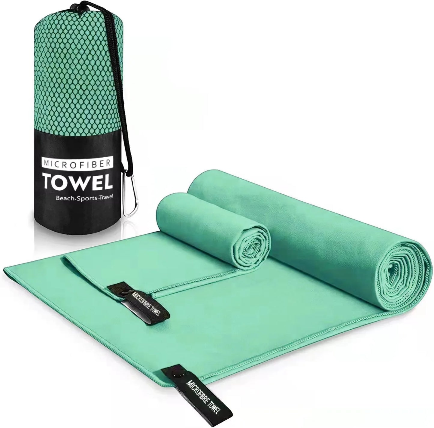 Sport Mikrofaser Handtuch – Ultralight & schnell trocknend, ideal für Pool, Gym, Yoga und Strand