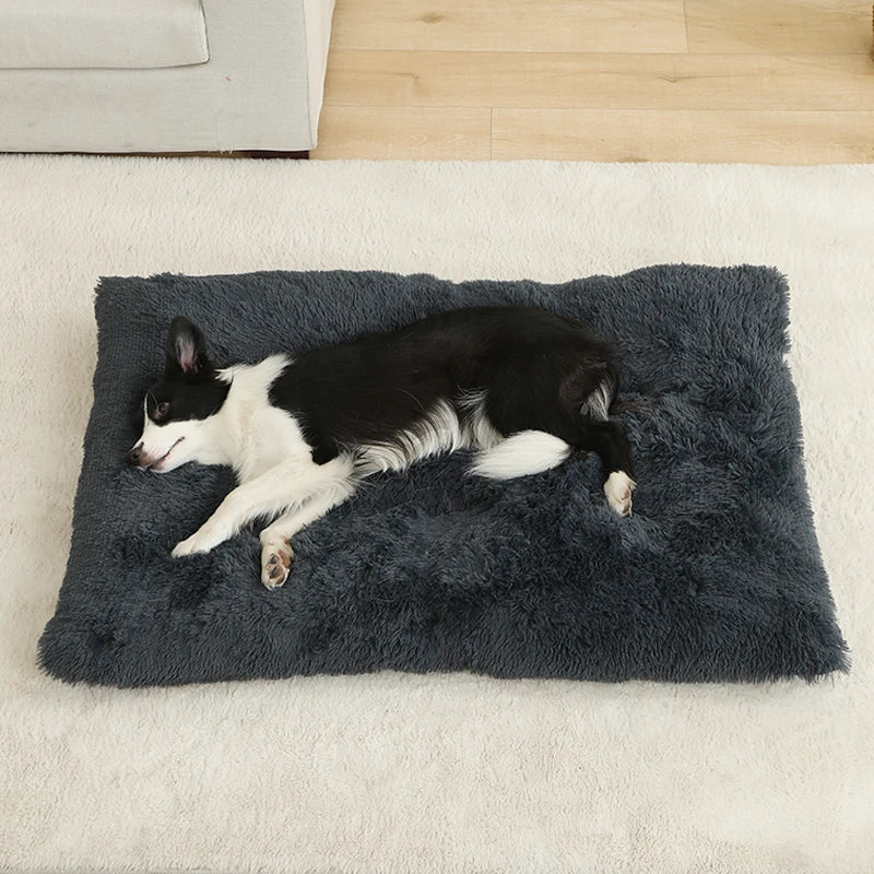 Weiches Hundebett mit extra langem Plüsch – Gemütliches Haustierbett für Hunde & Katzen, ideal für tiefen Schlaf & Geborgenheit