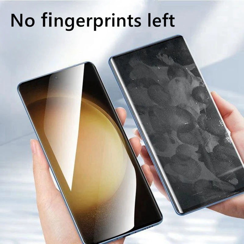 1-3 Stück Curved Screen Protector für Samsung Galaxy S23 Ultra, S22 Ultra und S24 Ultra – Keramik Displayschutzfolie