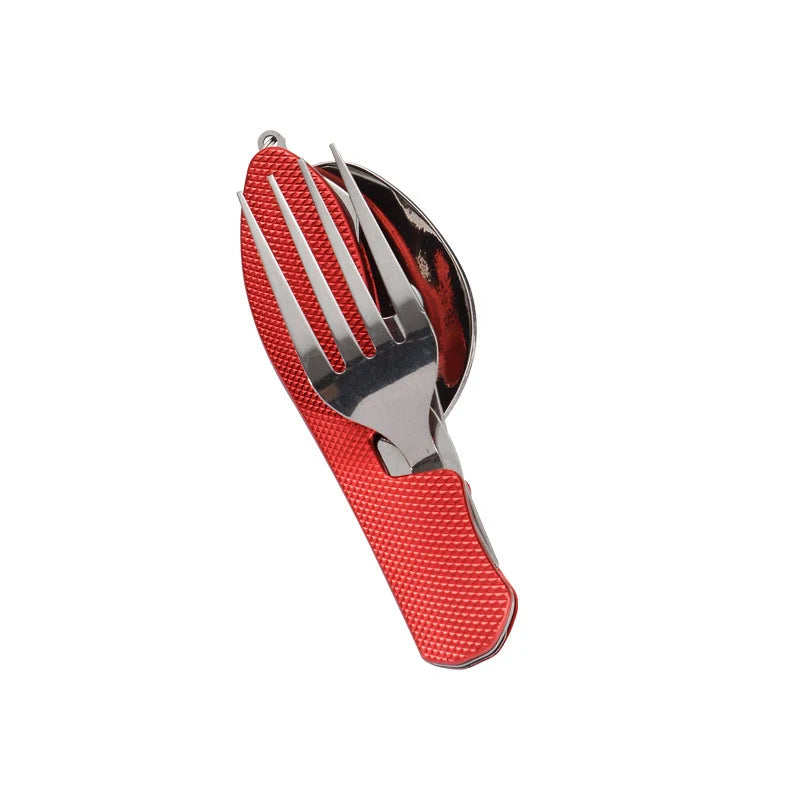 4-in-1 Faltbares Besteck-Set