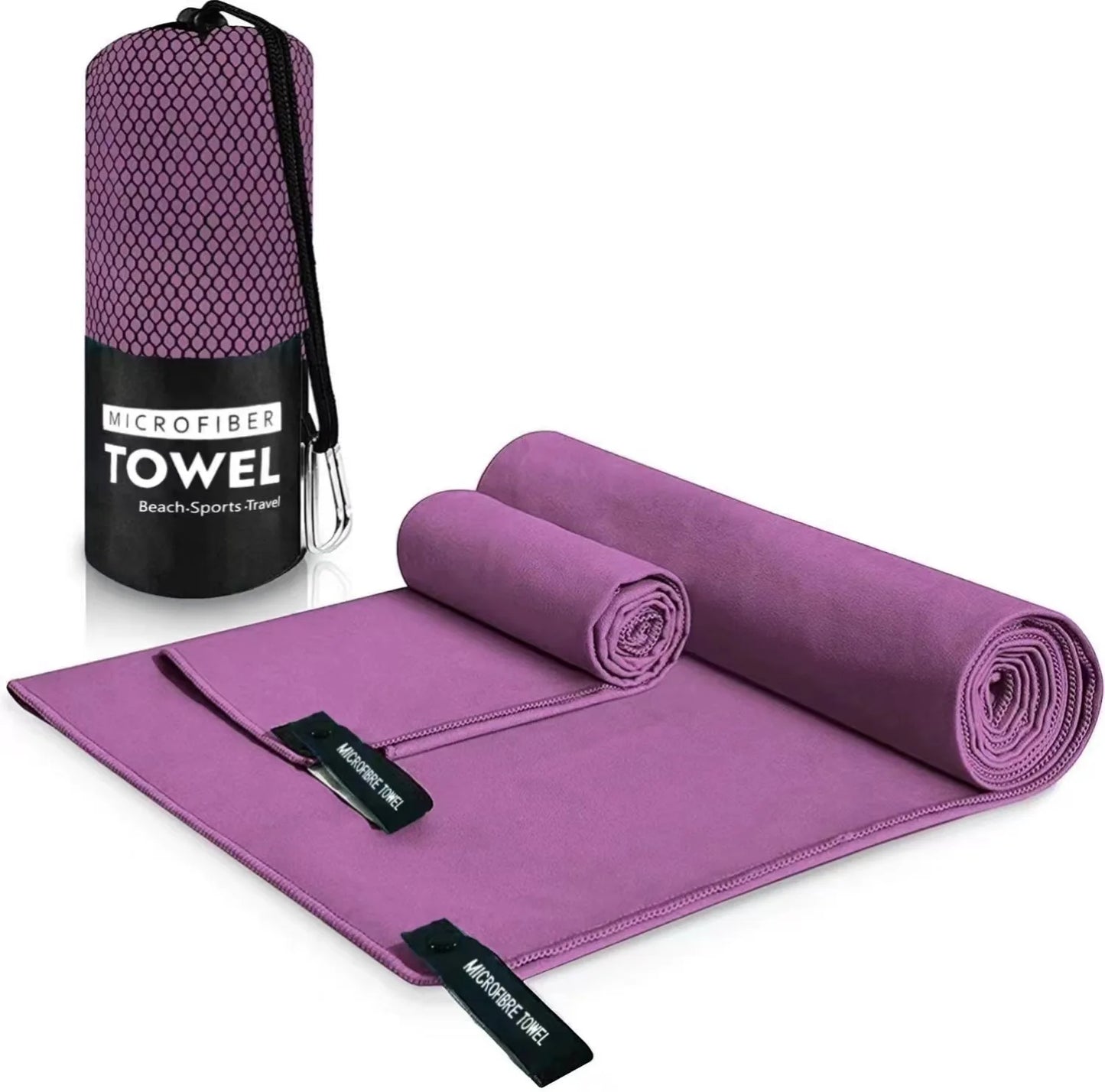 Sport Mikrofaser Handtuch – Ultralight & schnell trocknend, ideal für Pool, Gym, Yoga und Strand