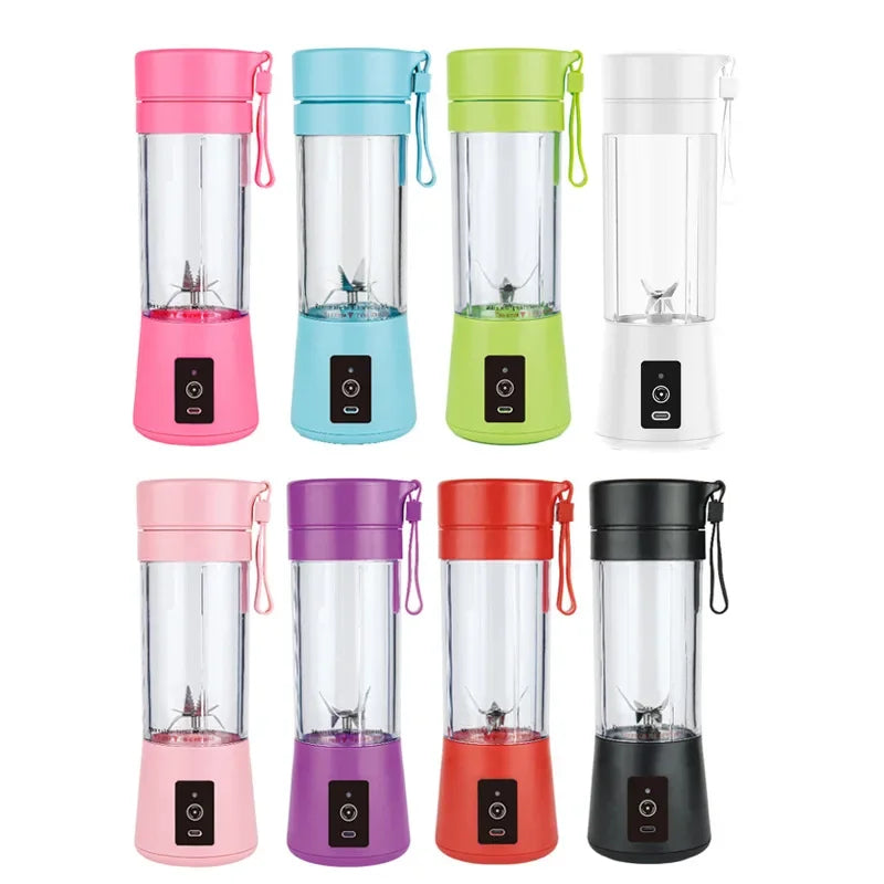 Mini-Fruchtsaftmixer: Tragbarer USB-Mixer mit 6 Klingen, für Gemüse- und Fruchtsäfte, Smoothies, 1800mAh