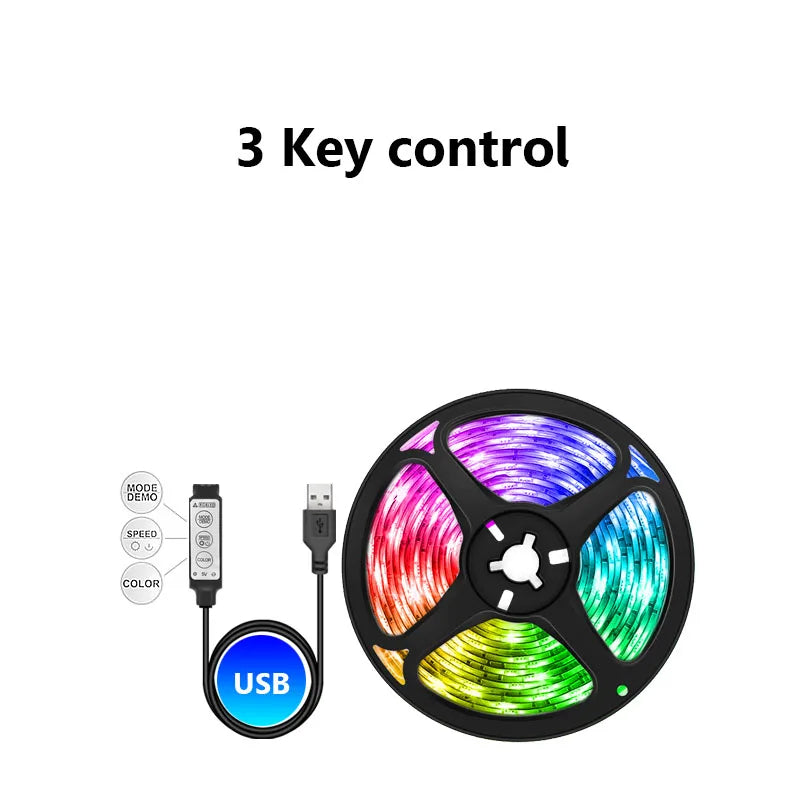 LED Strip 5V „Ice Tape“ – 5050 RGB, WiFi/Bluetooth, 5–10 m