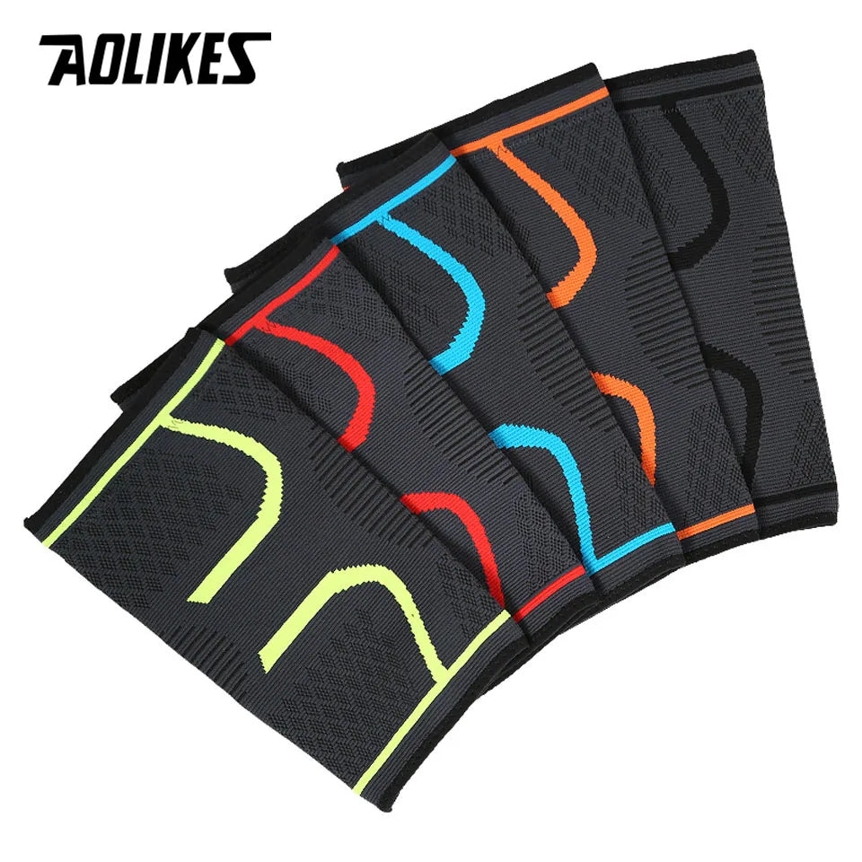 AOLIKES Sport-Kniebandage – Atmungsaktive & elastische Unterstützung für Fitness, Running & Basketbal