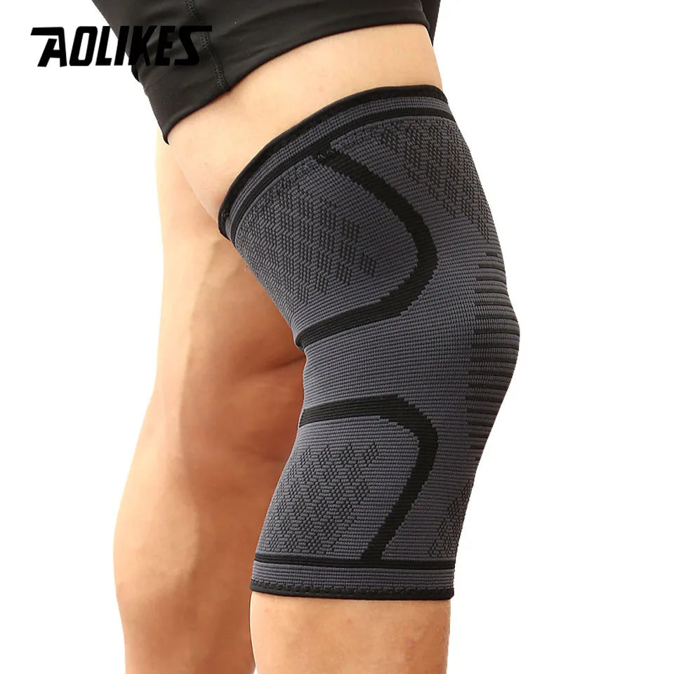 AOLIKES Sport-Kniebandage – Atmungsaktive & elastische Unterstützung für Fitness, Running & Basketbal