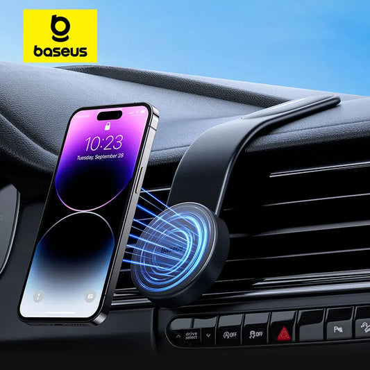 Baseus Magnetischer Auto-Handyhalter – Klappbarer Telefonständer für iPhone 12, 13, 14 Pro Max mit Starker Haftung