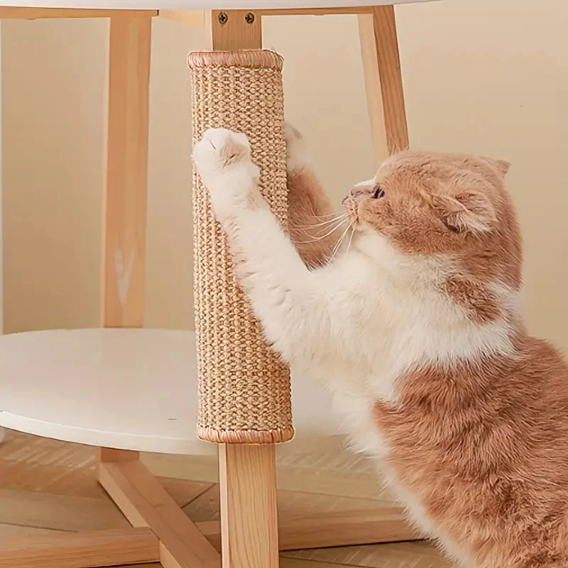 Natürliche Sisal-Kratzmatte für Katzen – Robuste Bodenmatte schützt Möbel & Teppiche vor Kratzspuren